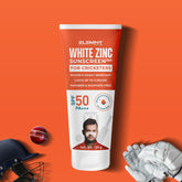 White zinc sunscreen